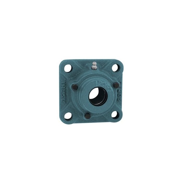 SINGLE ROW BALL BEARING - 85MM WIDE SET SCREW 4-BOLT FLANGE OPEN CI COVER